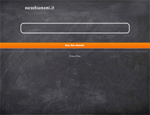Tablet Screenshot of eurochiamami.it